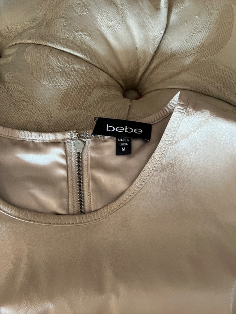 Bebe leather top - Picture 3 of 3